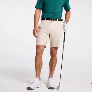 Walter Hagen Shorts 44 Khaki Golf Performance Stretch Big Tall Flat Front NWT!